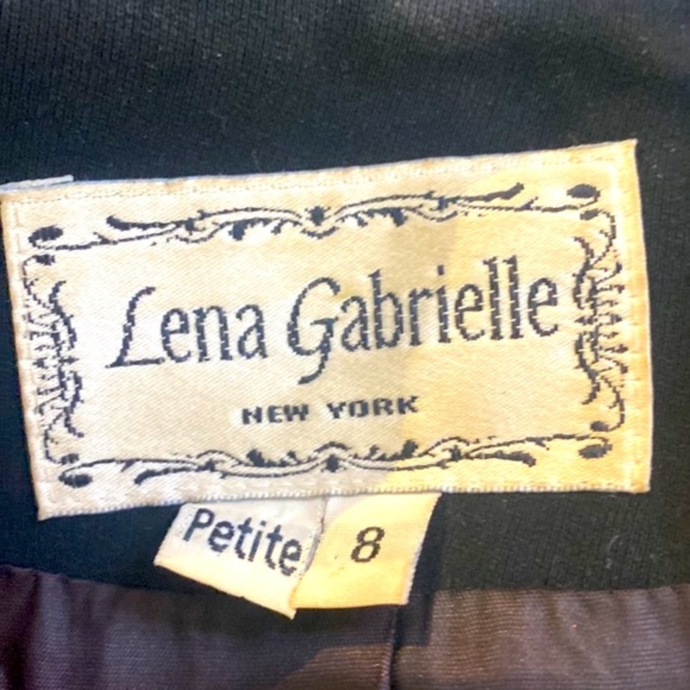 SOLD to mycrystalmoon Lena Gabrielle long black petite jacket - Picture 5 of 6